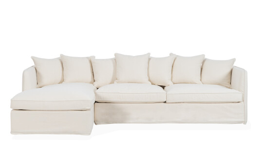 Soffadirekt STEDFORD Sovesofa Divan Venstre Beige Soffadirekt STEDFORD Sovesofa Divan Venstre Beige