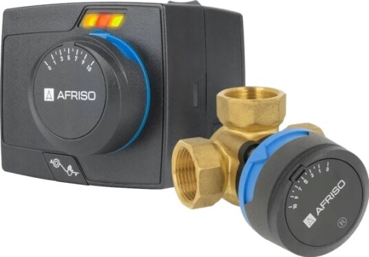 Afriso Blandeventil 3 Veis Roterbar Arv 382 Vario Proclick + Arm 343 Proclick Dn20 Rp3/4" Kvs 3,5 9