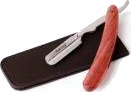 Dark Stag Straight Razor Wooden Handle Dark Stag Straight Razor Wooden Handle