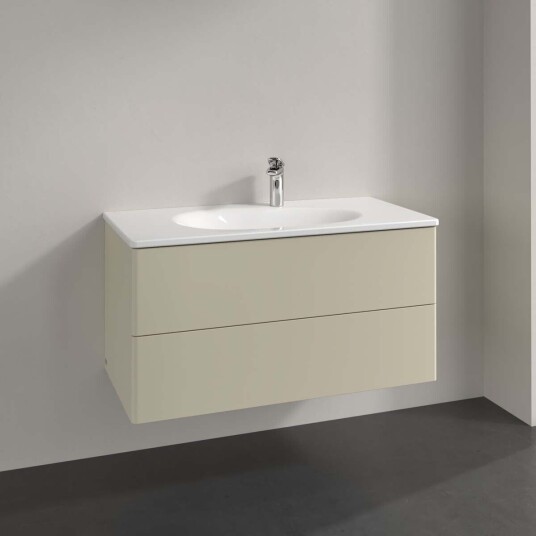 Villeroy & Boch  Antao Servantskap med 2 skuffer 98,8x49,6x50,4 cm m/lys Grå Matt