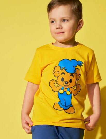 Bamse Starkaste Björn T Shirt Yellow 128