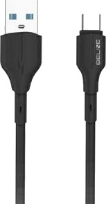 Beline Usb-A/Usb-C-Kabel 25W 1 M Svart/Svart Blncbc01 Beline Usb-A/Usb-C-Kabel 25W 1 M Svart/Svart Blncbc01