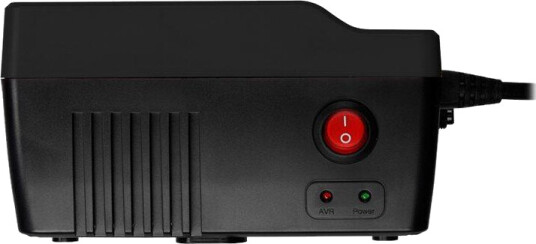 Powerwalker Avr 600 - Automatisk Strømregulator - Ac 220/230/240 V - 360 Watt - 600 Va - Output-Stikforbindelser: 3 - Sort