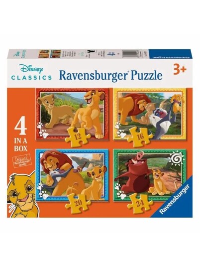 Ravensburger Disney Lion King Puzzle   4 Puzzles Gulv