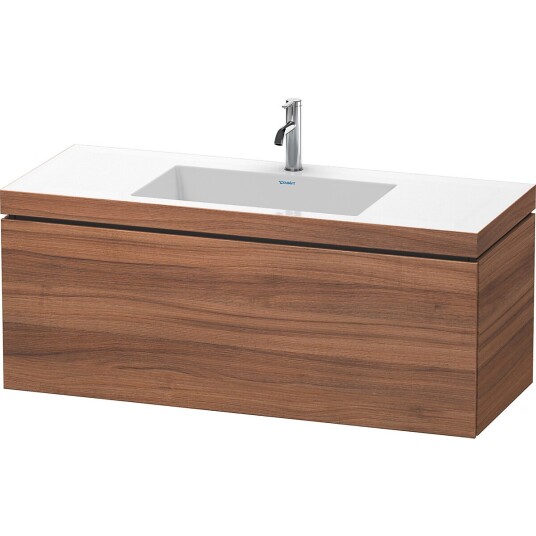 Duravit L-Cube Servantskap m/1 skuff 1200x500x480 mm Natur Valnøtt