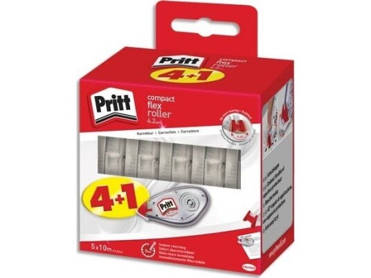 Pritt Pritt Korrektur Roller Compact Flex Roller 4.2 Ecopack 4+1 Retail