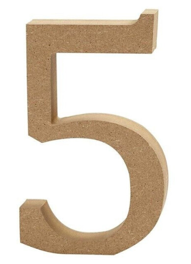 Creativ Company Number 5 MDF 8cm 1pc.
