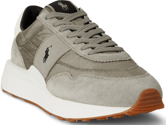 Polo Ralph Lauren Train 89 Suede Paneled Sneaker Grey 46