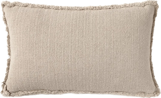 Lorena Canals Handloom Rectangular Cushion Beige Beige 30X 50CM