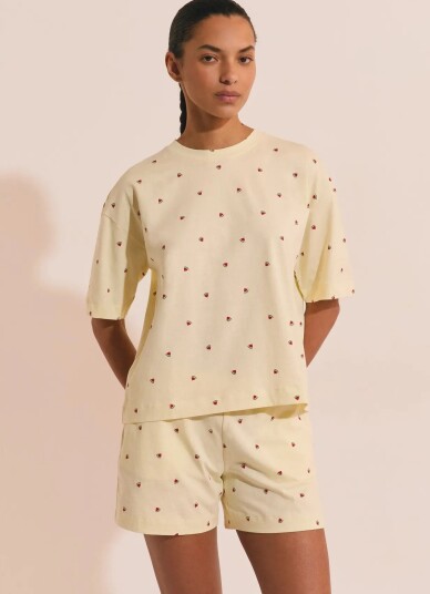 Etam Frutti 2 Pieces Pyjama Yellow S