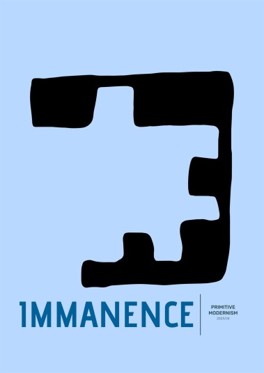 Plakat Primitiv Modernisme Immanens