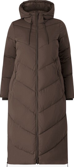 Zizzi   Kåpe caNordic L/S Coat   Brun
