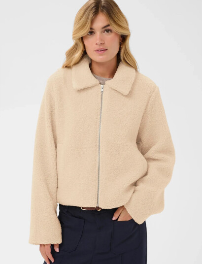 Saint Tropez Oreensz Jacket Cream M Saint Tropez Oreensz Jacket Cream M
