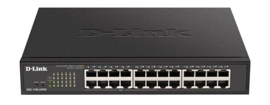 D-Link DGS-1100-24PV2/E 24-Port Gigabit PoE Smart Managed Switch (0790069467837)