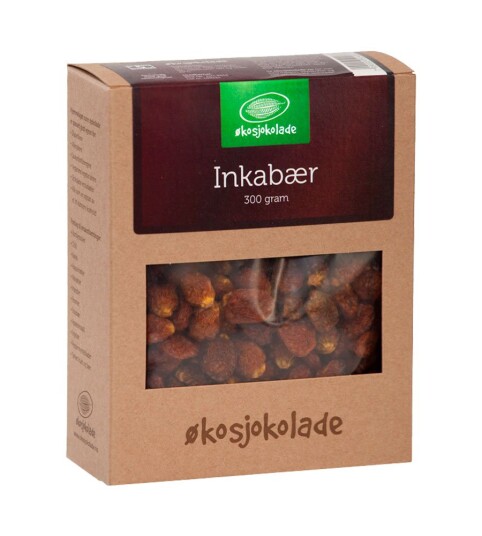 Økosjokolade Tørkede, økologiske inkabær, 300 gram