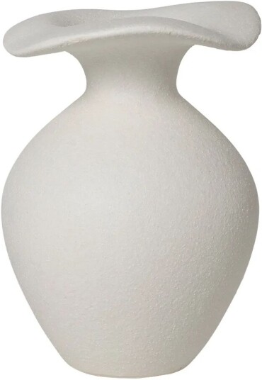 Broste Copenhagen Florentina vase XS 14 cm White