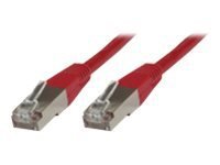 MicroConnect - Nettverkskabel - RJ-45 (hann) til RJ-45 (hann) - 2 m - FTP - CAT 6 - rød