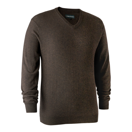 Deerhunter Kingston Knit with V Neck Dark Elm 2XL Deerhunter Kingston Knit with V Neck Dark Elm 2XL