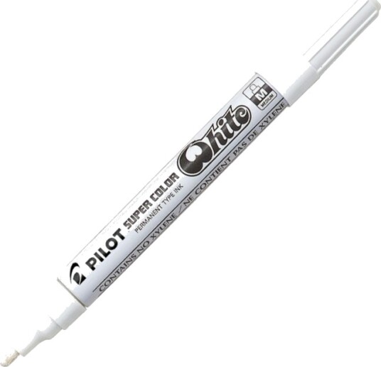 Pilot Super Color Marker Medium White