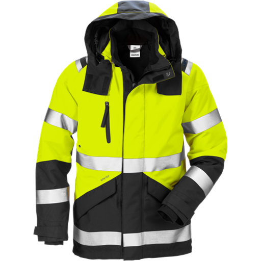 Fristads Skaljacka Gore-Tex 4988 Gxb, Klass 3 Varsel Gul/svart 2xl