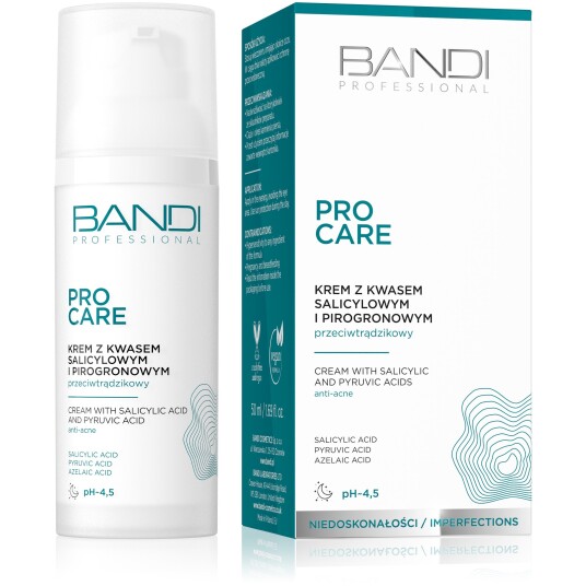 Bandi Cream with salicylic and pyruvic acids anti-acne 50 ml Bandi Cream with salicylic and pyruvic acids anti-acne 50 ml