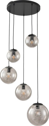 Home Décor Altea 5xE27 stor klyngependel til entré sort   Ø40 uten lyskilde