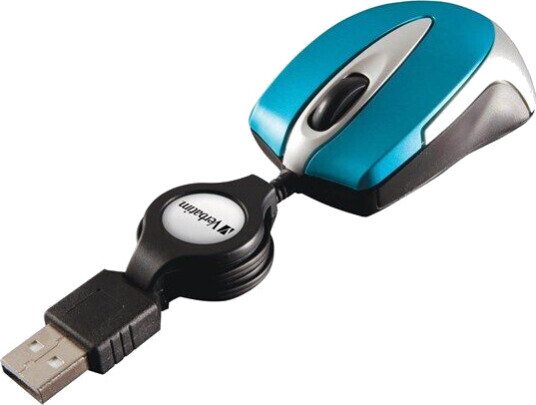 Verbatim Go Mini Optisk USB Mus - Kablet - Ambidekstriøs - Karibisk Blå Verbatim Go Mini Optisk USB Mus - Kablet - Ambidekstriøs - Karibisk Blå