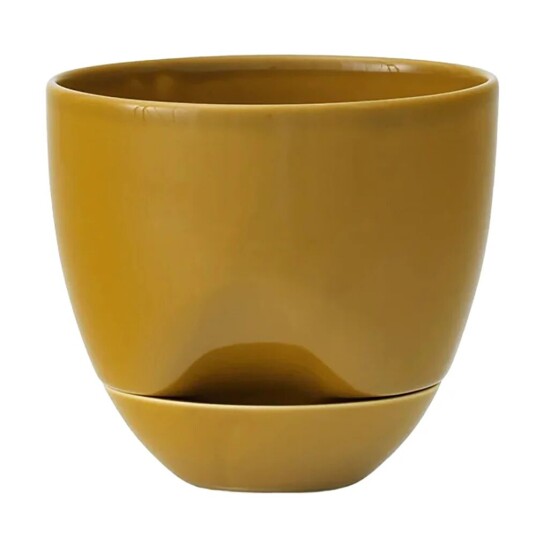 Audo Copenhagen Hydrous krukke Ø 12 cm Ochre