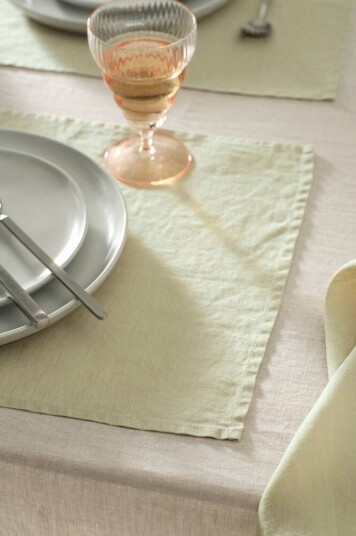 Jonie bordbrikke 4-pk Grønnbeige
