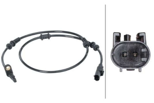 Sensor, ABS HELLA 6PU 012 679-871