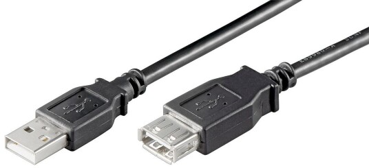 MICROCONNECT USB2.0  Extension A-A 3m M-F MICRO