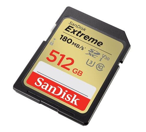 SanDisk Extreme SDXC- flash memory card - 512 GB