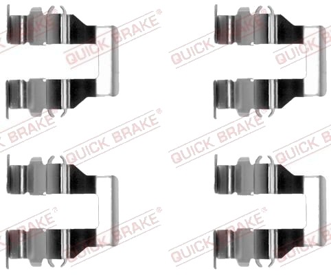 Tilbehørsett, skivebremse belegg QUICK BRAKE 109-1199