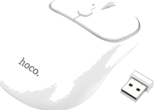 HOCO GM25 Trådløs Mus 1600 DPI Hvit