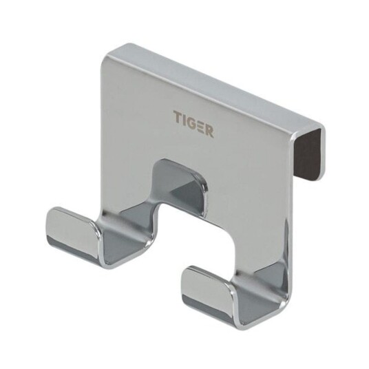 Tiger Caddy Krok for Glassvegg 6-8 mm Krom