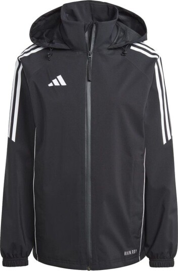 adidas Regnjakke Tiro 24 Svart/hvit Kvinner størrelse Small