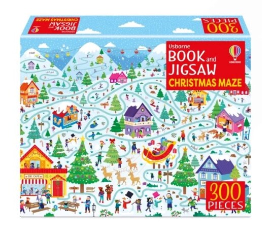 Usborne Book And Jigsaw Christmas Maze Av Kate Nolan, Sam Smith