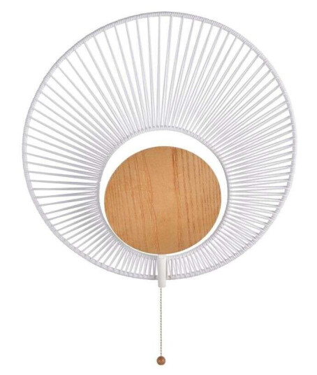 Forestier - Oyster Vegglampe White