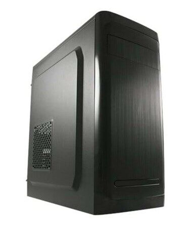 LC Power Classic 7034B Midi Tower Kabinett Svart med Støtte for ATX