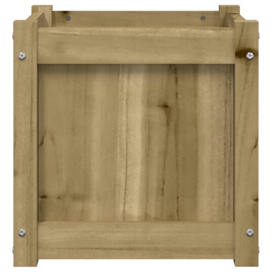 Blomsterkasse 40x40x40 cm impregnert furu