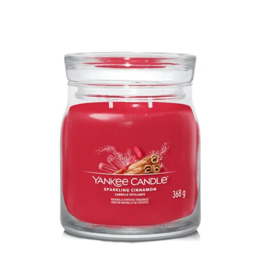 Yankee Candle Signature Large Sparkling Cinnamon 567 g Duftlys