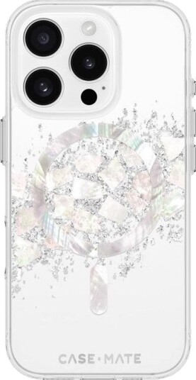 Case-Mate Karat deksel til iPhone 16 Pro (MagSafe) Klar/Perlemor