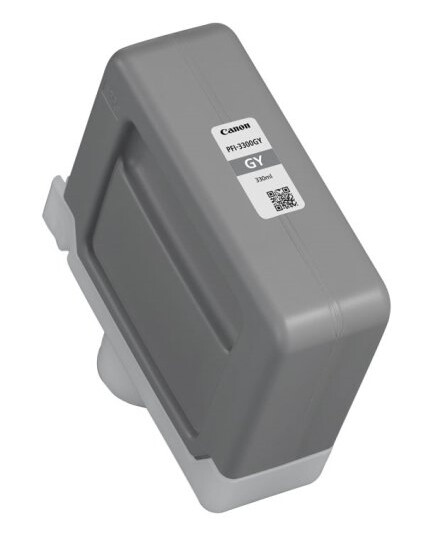 Canon Pfi-3300 Gy 330 Ml Grå Original Blekkbeholder For Imageprograf Gp-2600S Gp-4600S Gp-6600S Pro-2600 Pro-4600 Pro-6600