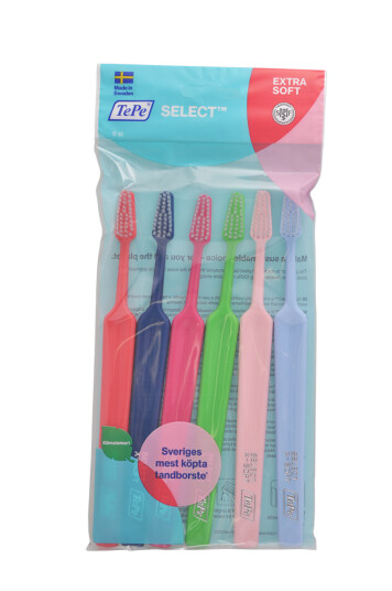 TePe Select X Soft Tannbørste 6 Stk