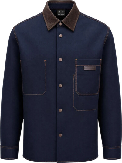 Armani Exchange Herre Skjorter Blå S,