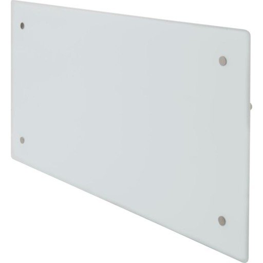 Adax Clea H panelovn med termostat og WiFi 800W/400V, Hvit glass - 10 m²