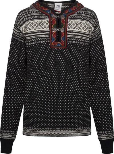 Dale of Norway Unisex Setesdal Sweater Norweigan Wool Black/Offwhite Black/Off white XXL