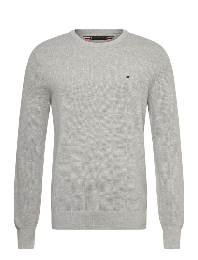 Tommy Hilfiger Essential Structure Crew Neck - Grey - XXL Tommy Hilfiger Essential Structure Crew Neck - Grey - XXL