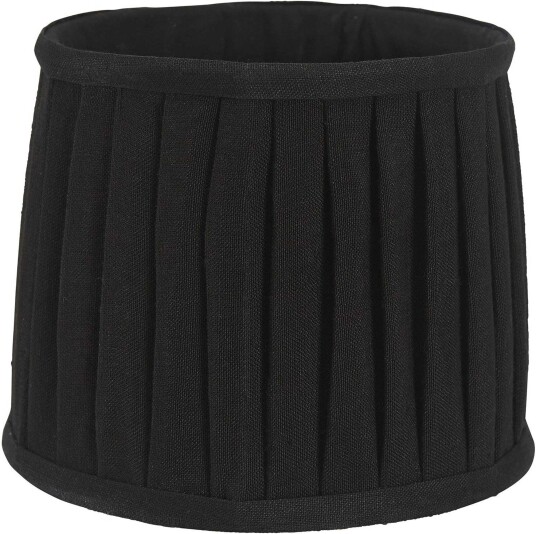 PR Home Sofia lampeskjerm Plissé svart 20 cm