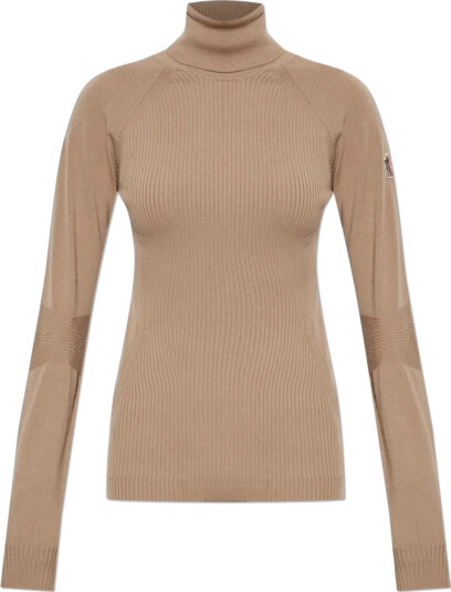Moncler Dame Strikkevarer Beige L,